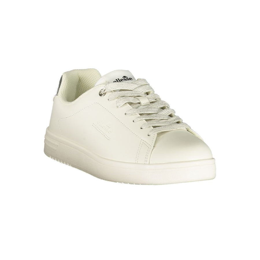 Ellesse White Polyester Athletic Style Sneakers