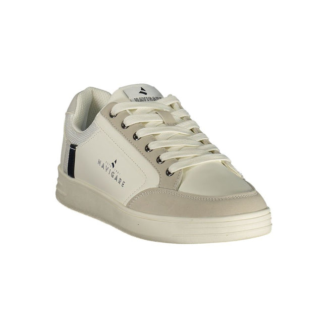 Navigare Weißer Herren-Sneaker aus Polyurethan