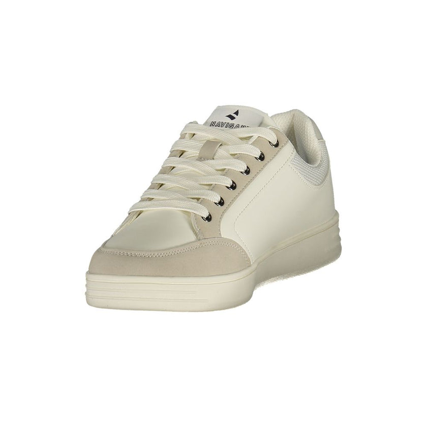 Navigare Weißer Herren-Sneaker aus Polyurethan