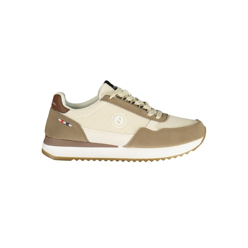 Navigare Beige Polyurethan-Sneaker für Herren