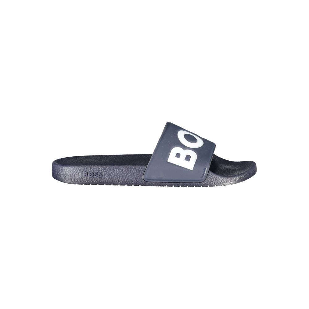 Hugo Boss Men's Blue Polyurethane Slip-On Shoes