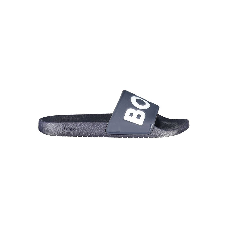 Hugo Boss Men's Blue Polyurethane Slip-On Shoes