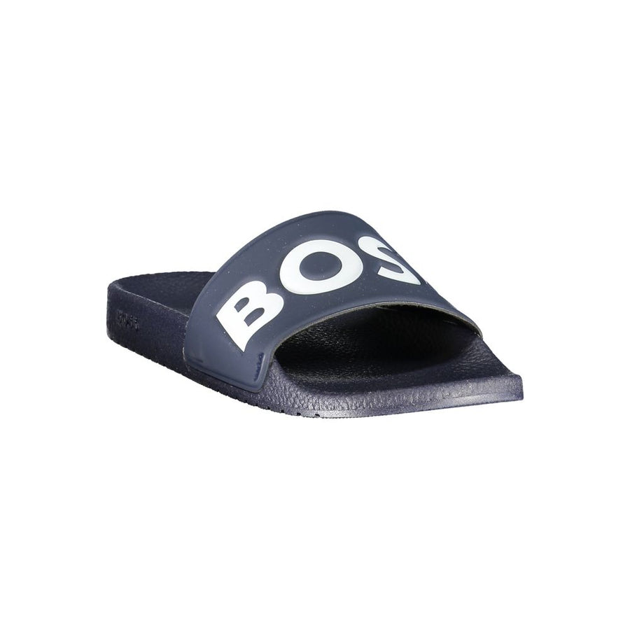 Hugo Boss Men's Blue Polyurethane Slip-On Shoes