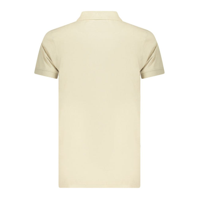 Norway 1963 Beige Baumwoll-Herren-Poloshirt