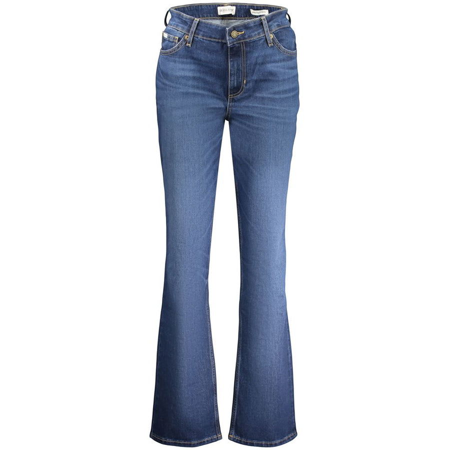 Guess Women's Blue Cotton Jeans