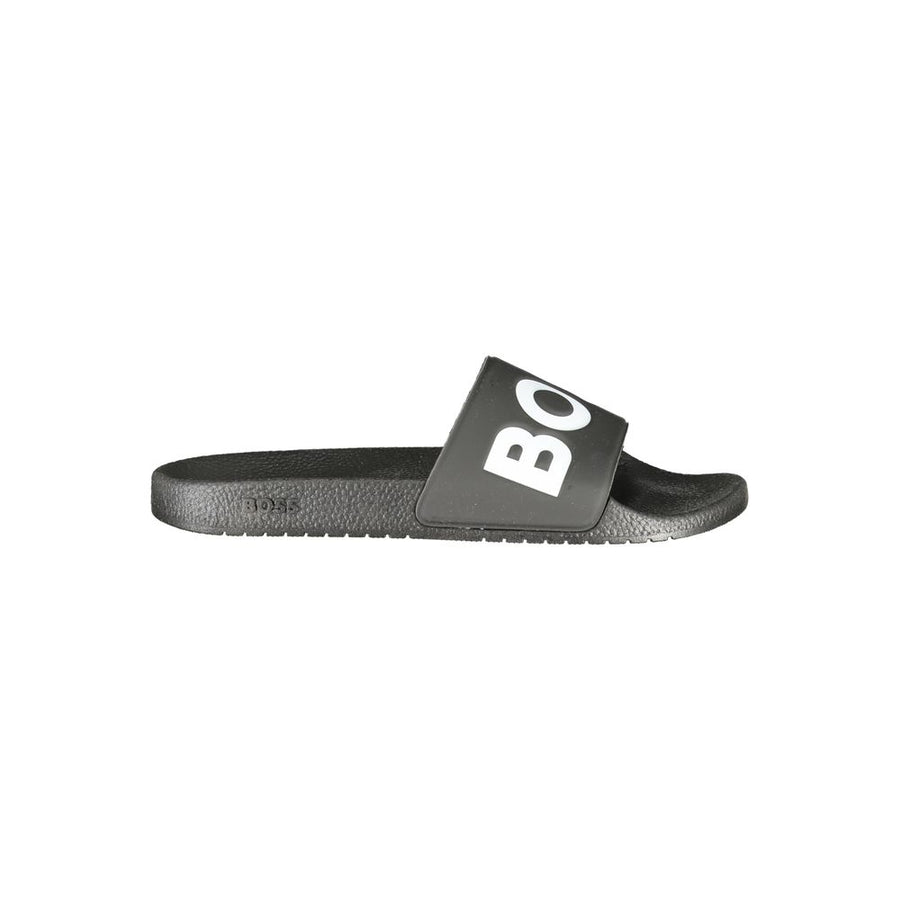Hugo Boss Men's Black Polyurethane Loafers