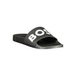 Hugo Boss Schwarze Herren-Slipper aus Polyurethan