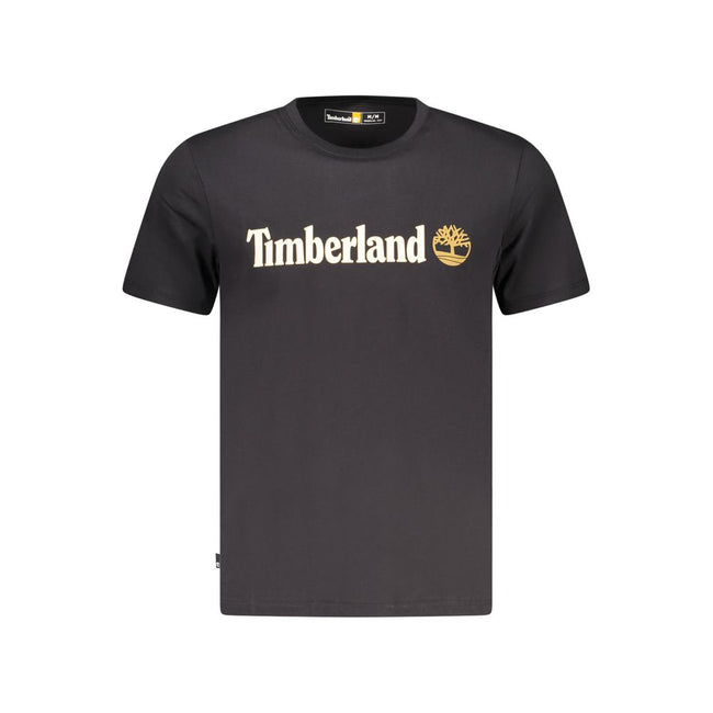Timberland Schwarzes Baumwoll-T-Shirt für Herren