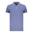 Norway 1963 Blaues Baumwoll-Poloshirt für Herren