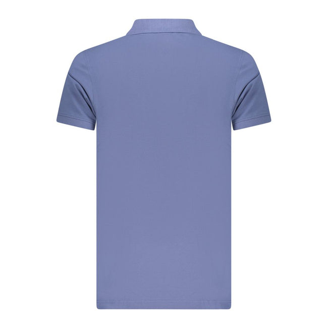 Norway 1963 Blaues Baumwoll-Poloshirt für Herren