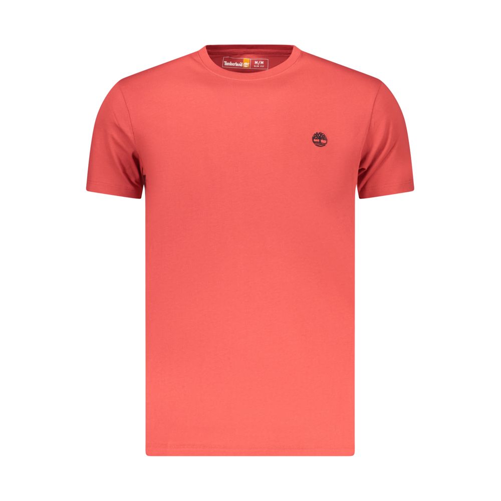 Timberland Men's Red Cotton T-Shirt