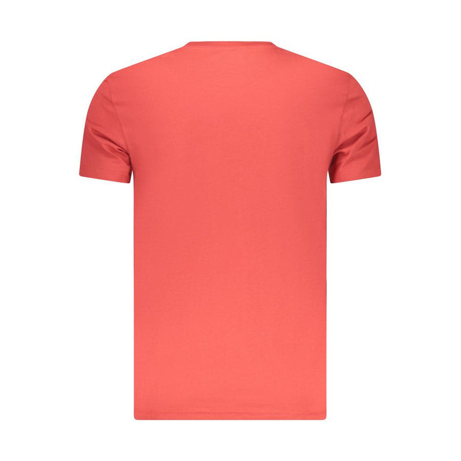 Timberland Rotes Baumwoll-T-Shirt für Herren