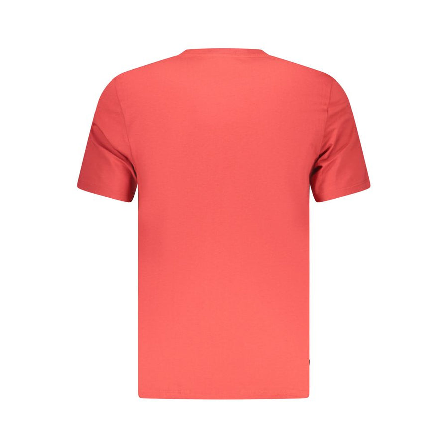 Timberland Rotes Baumwoll-T-Shirt für Herren