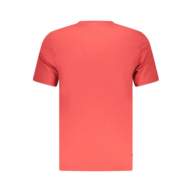Timberland Rotes Baumwoll-T-Shirt für Herren