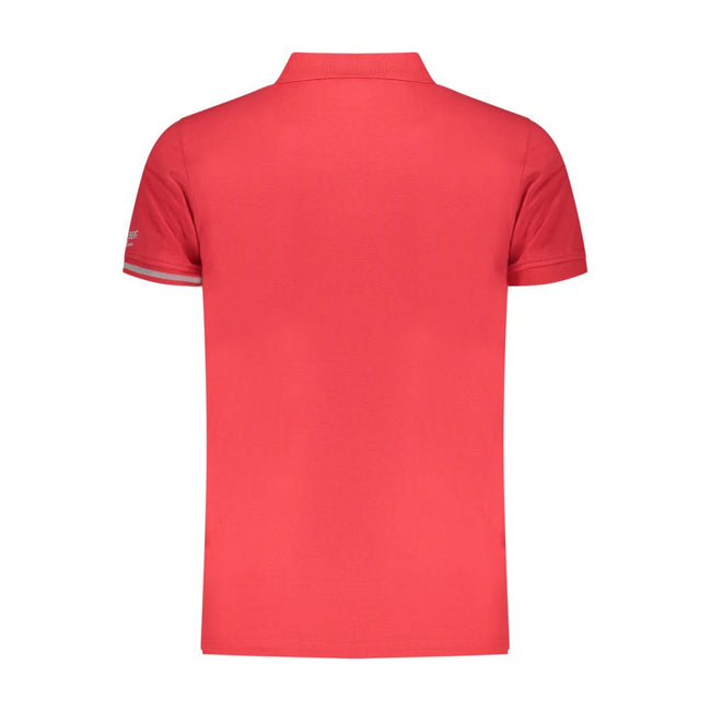 Iceberg Rotes Baumwoll-Poloshirt für Herren