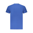 Iceberg Blaues Baumwoll-T-Shirt für Herren