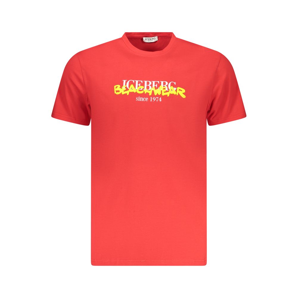 Men's Iceberg Rosso Cotton T-Shirt