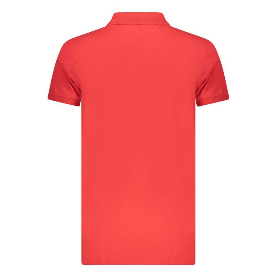 Iceberg rotes Baumwoll-Poloshirt für Herren in lebendigem Rot