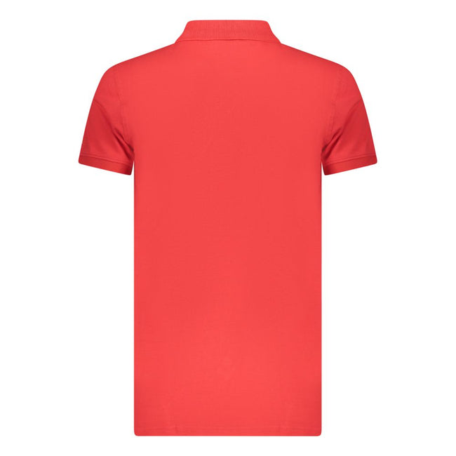 Iceberg Rotes Baumwoll-Poloshirt für Herren