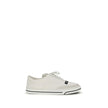 Dolce & Gabbana Weiße Sneaker aus Leinen, Low-Top