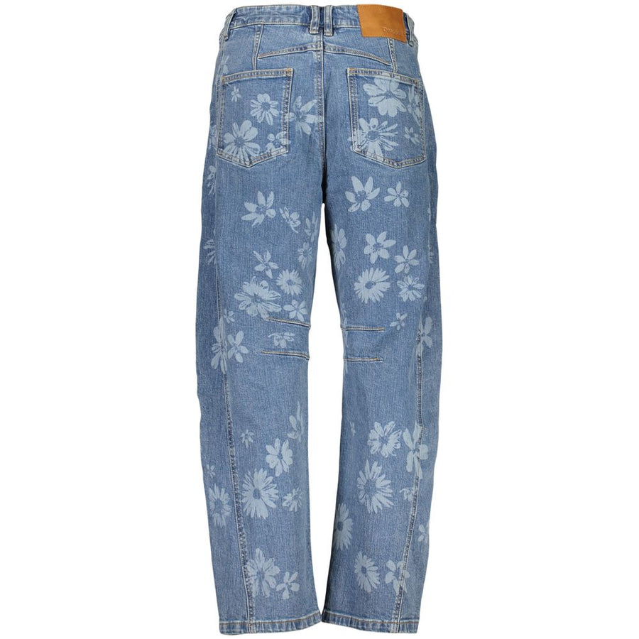 Desigual Blue Cotton Denim Jeans
