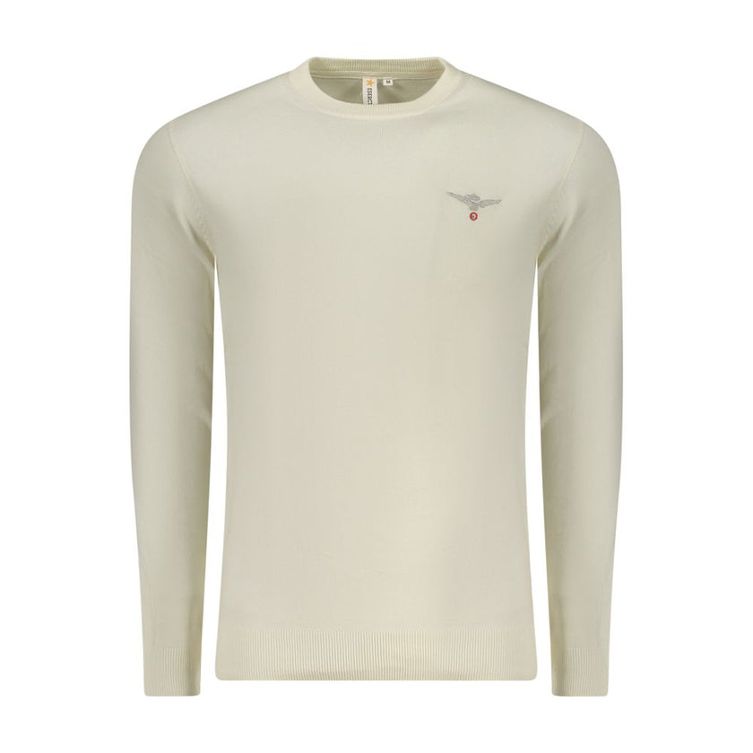 Accademia Militare Weißes Baumwoll-Sweatshirt