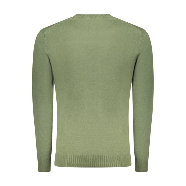 Accademia Militare Verde Baumwollpullover für Herren