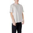 Calvin Klein Sport Graues Baumwoll-T-Shirt