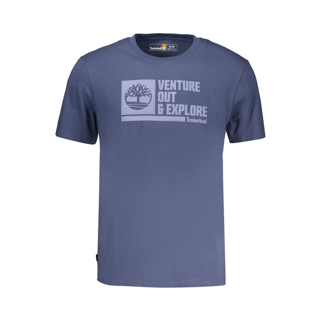 Timberland Blaues Baumwoll-T-Shirt für Herren