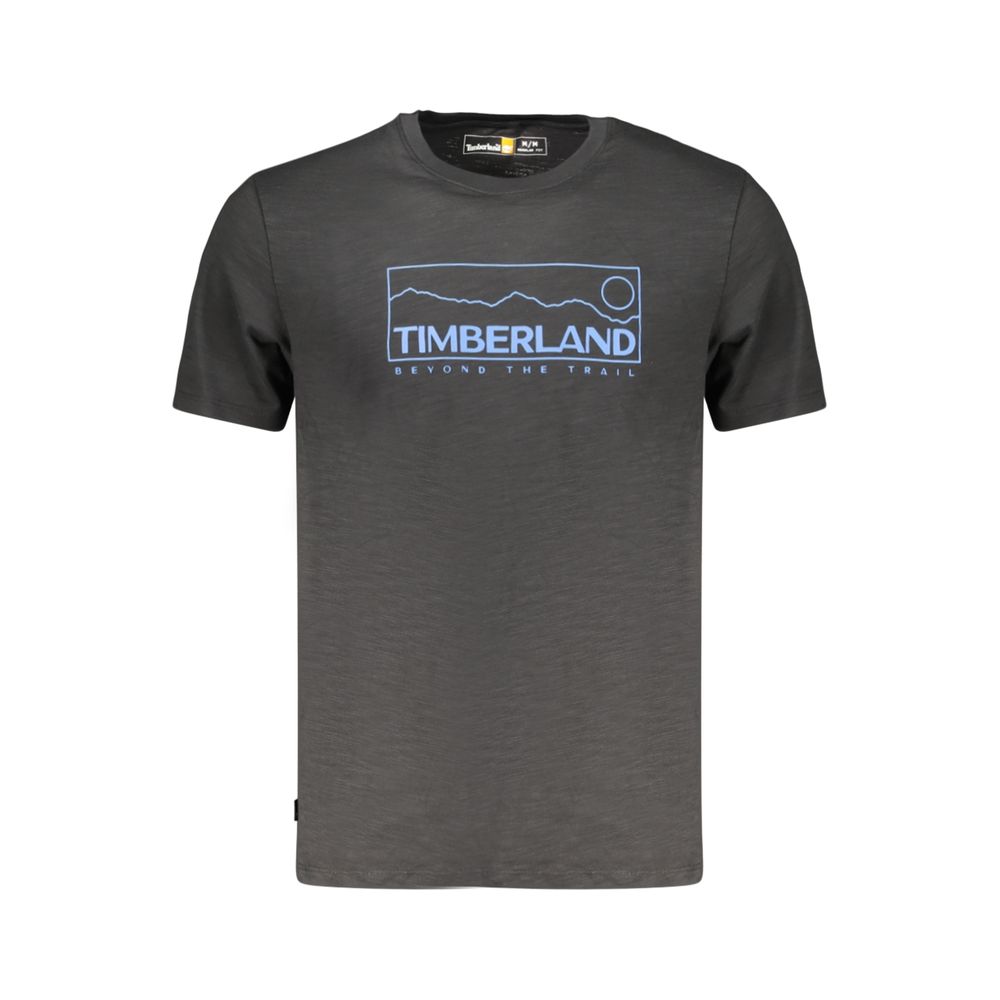 Timberland Schwarzes Baumwoll-T-Shirt für Herren