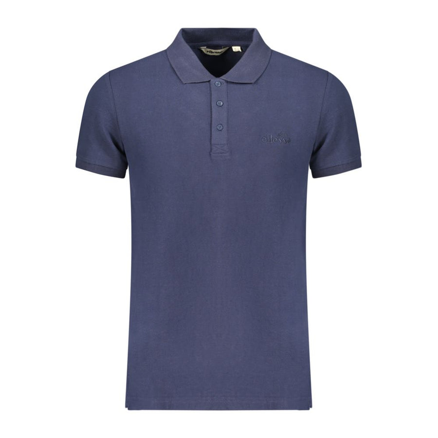 Ellesse Men's Blue Cotton Polo Shirt
