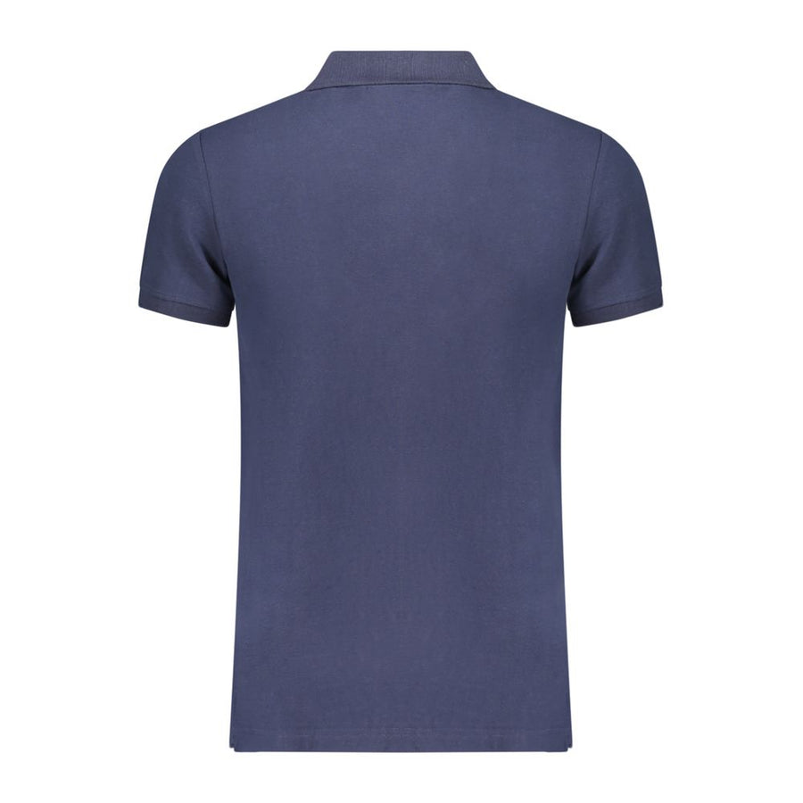Ellesse Men's Blue Cotton Polo Shirt