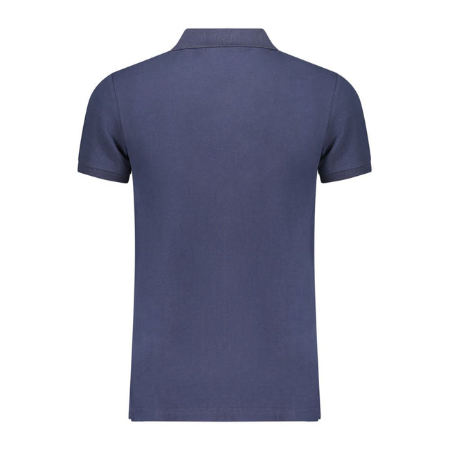 Ellesse Blaues Baumwoll-Poloshirt für Herren