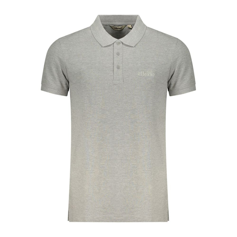 Ellesse Grey Cotton Men's Polo Shirt