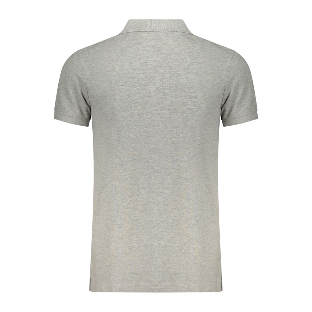 Ellesse Grigio Baumwoll-Herrenpoloshirt