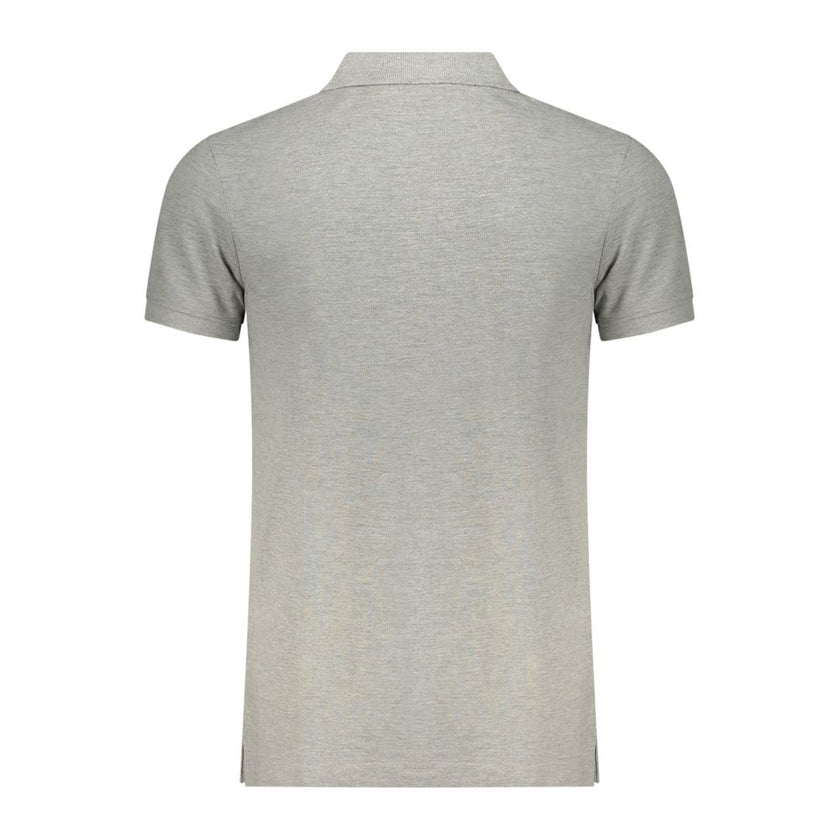 Ellesse Grigio Baumwoll-Herrenpoloshirt