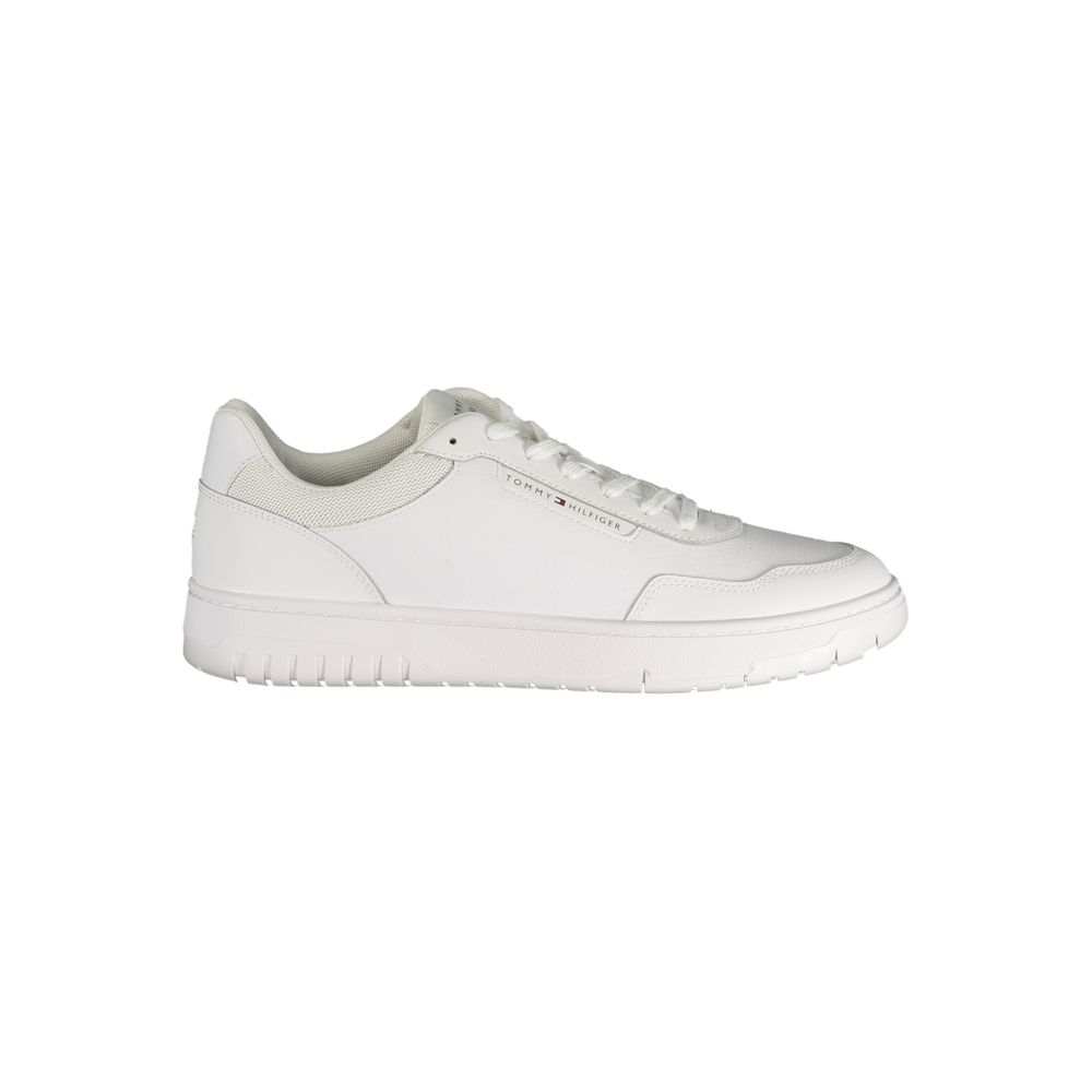 Tommy Hilfiger Men's White Polyurethane Sneaker