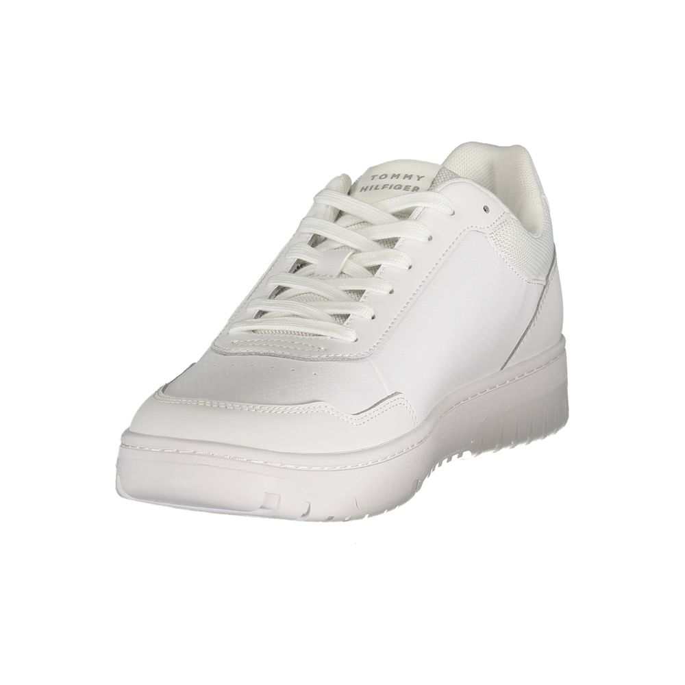 Tommy Hilfiger Men's White Polyurethane Sneaker