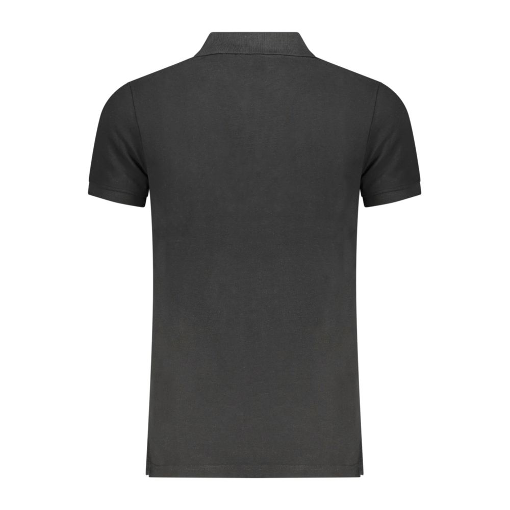 Ellesse Schwarzes Herren-Poloshirt aus Baumwolle
