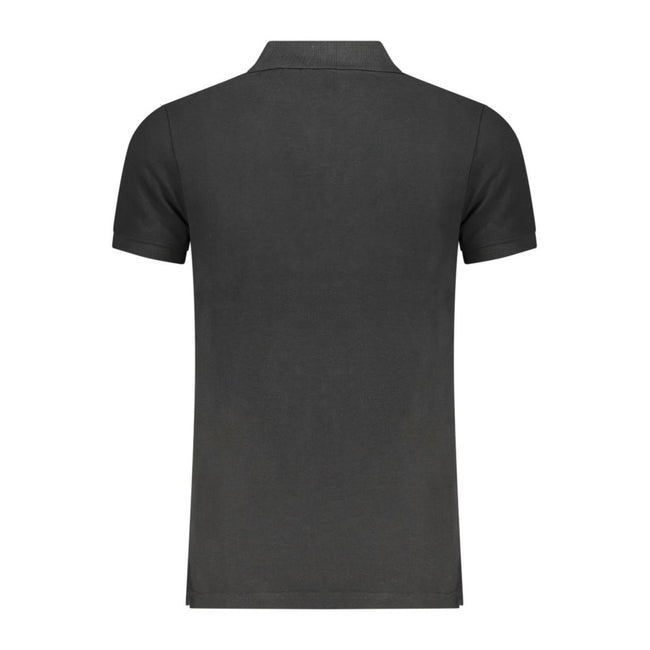 Ellesse Schwarzes Herren-Poloshirt aus Baumwolle