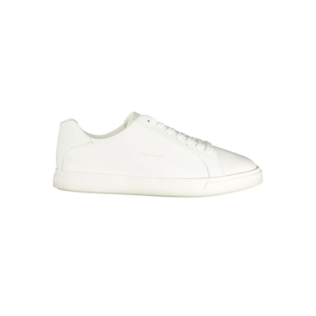 Calvin Klein Weißer Herren-Sneaker aus Polyurethan