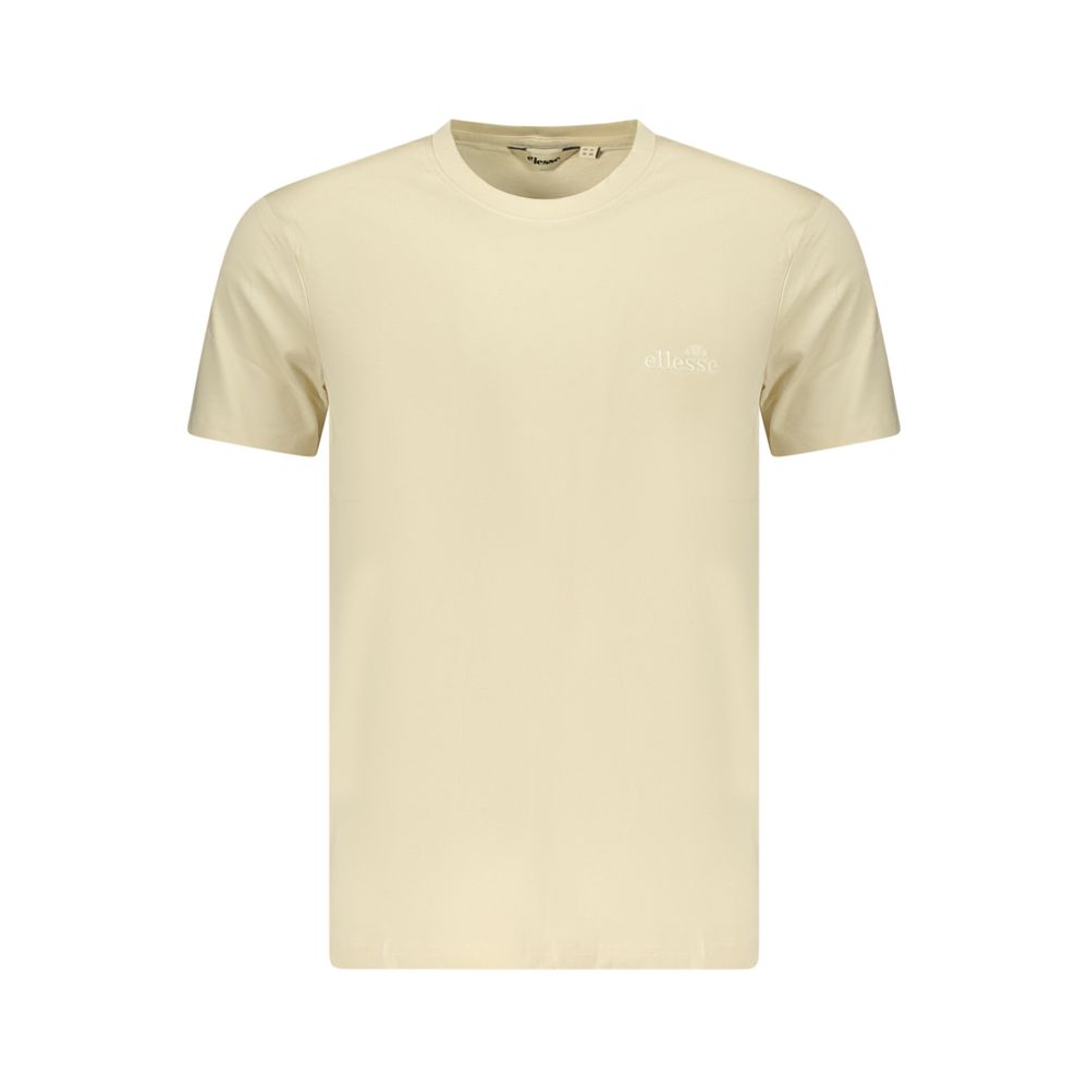 Ellesse Men's Beige Cotton T-Shirt
