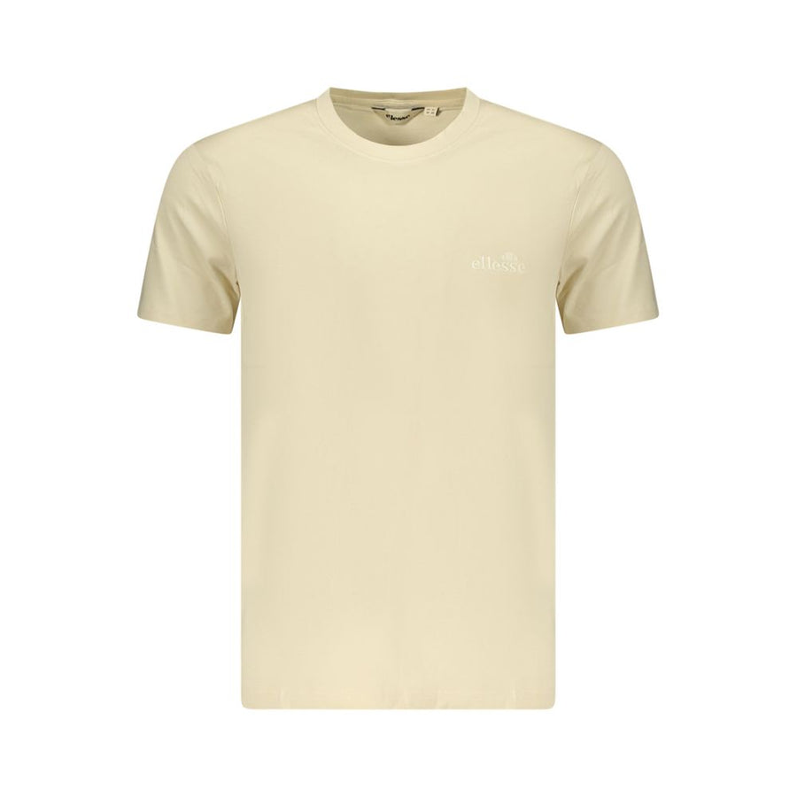 Ellesse Men's Beige Cotton T-Shirt