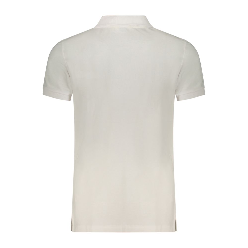 Ellesse White Cotton Men's Polo Shirt
