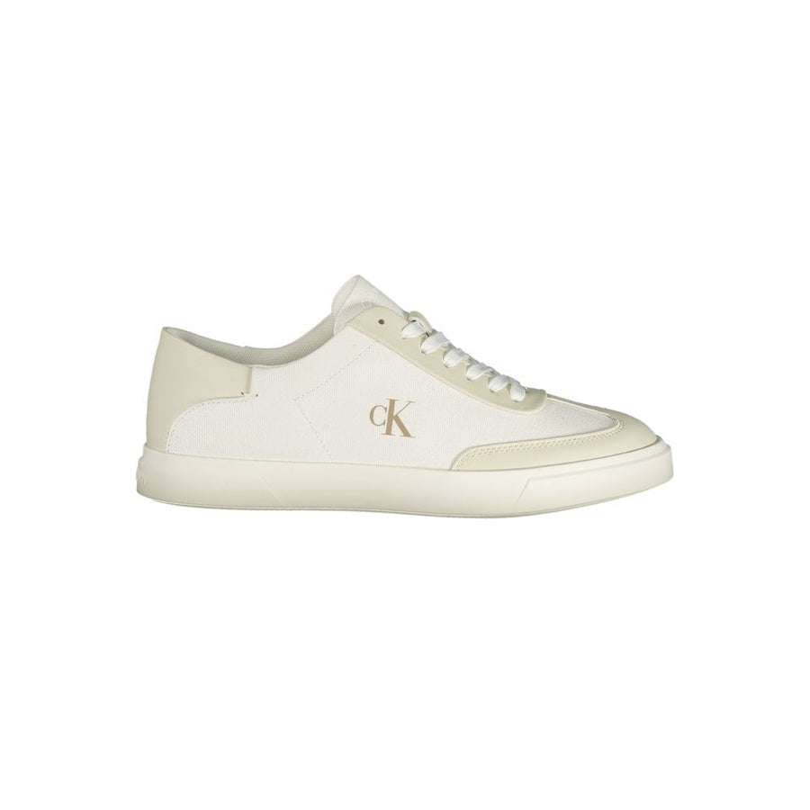 Calvin Klein White Polyester Sneakers for Athletic Occasions