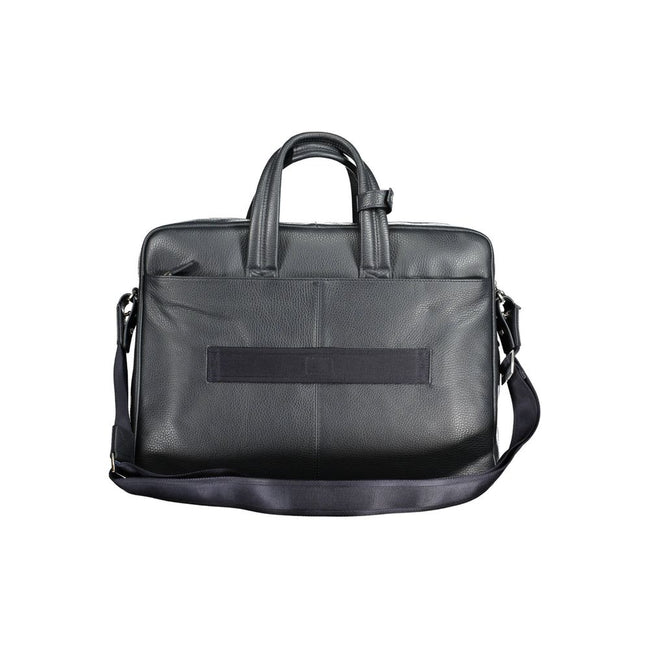 Piquadro Blu Leder Aktentasche Herren