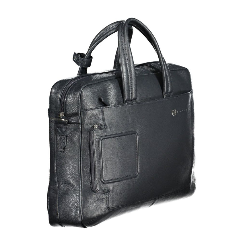 Piquadro Blu Leder Aktentasche Herren