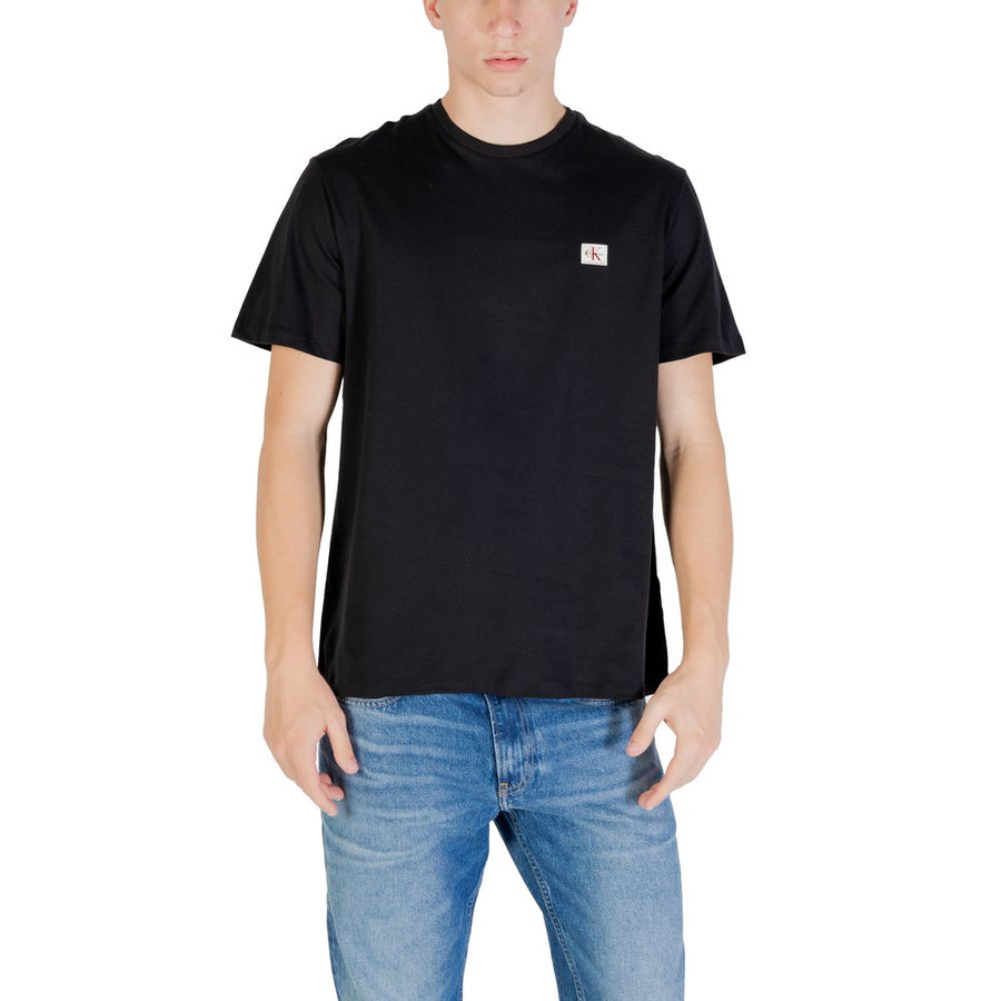 Calvin Klein Jeans Black Cotton T-Shirt
