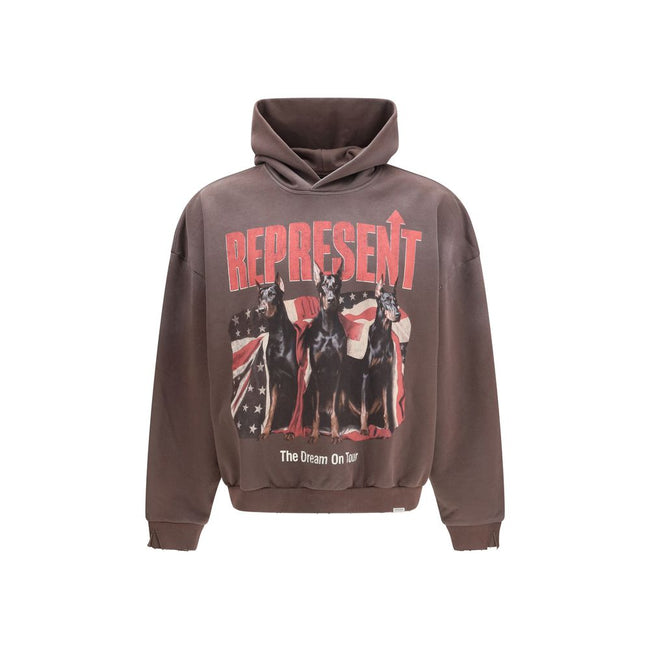 Represent Brauner Baumwoll-Sweatshirt