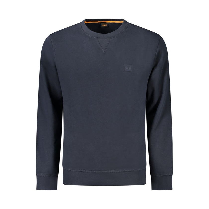 Hugo Boss Blu Baumwoll-Sweatshirt für Herren